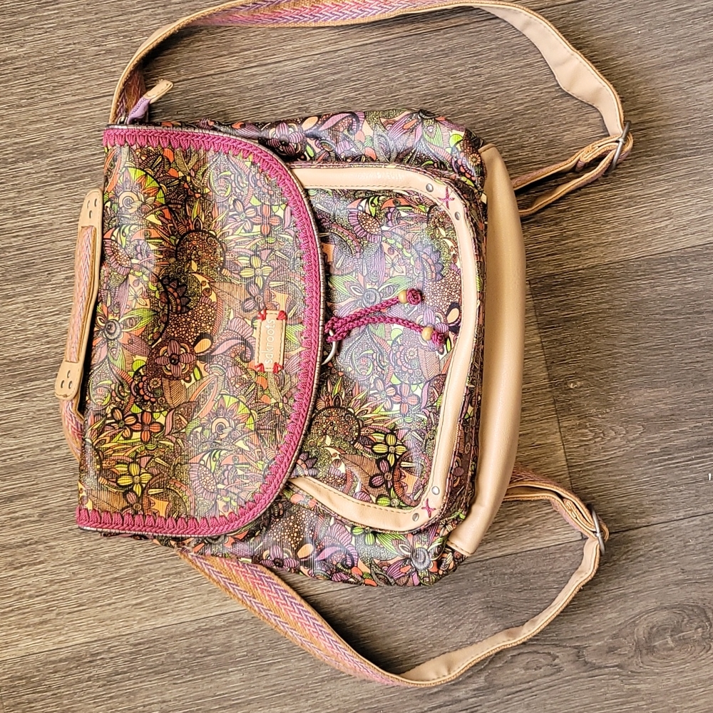 Saktoots Bohemian Convertible Backpack Crossbody Bag